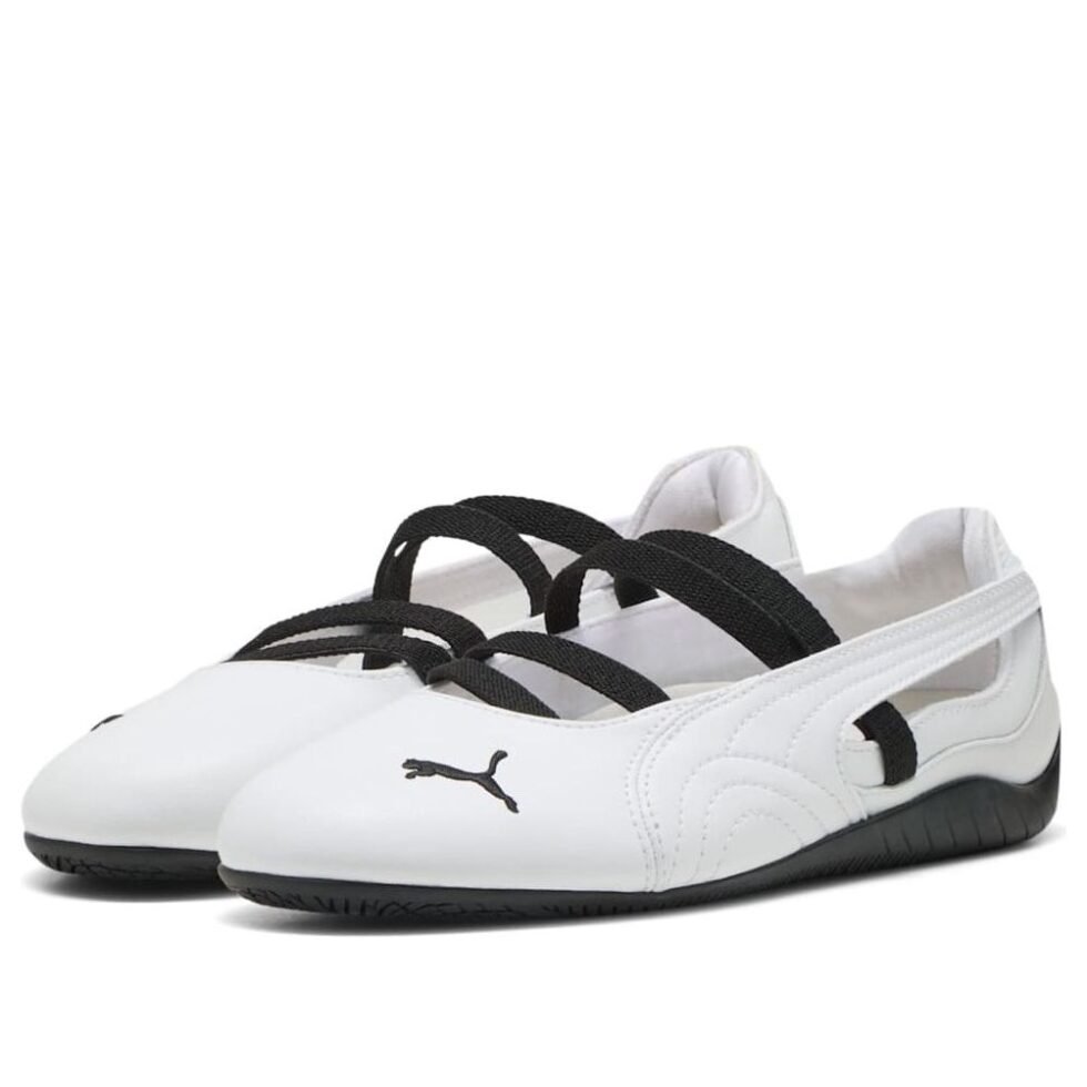 (WMNS) PUMA Speedcat Ballet 'White Black' 403587-01 - Image 3