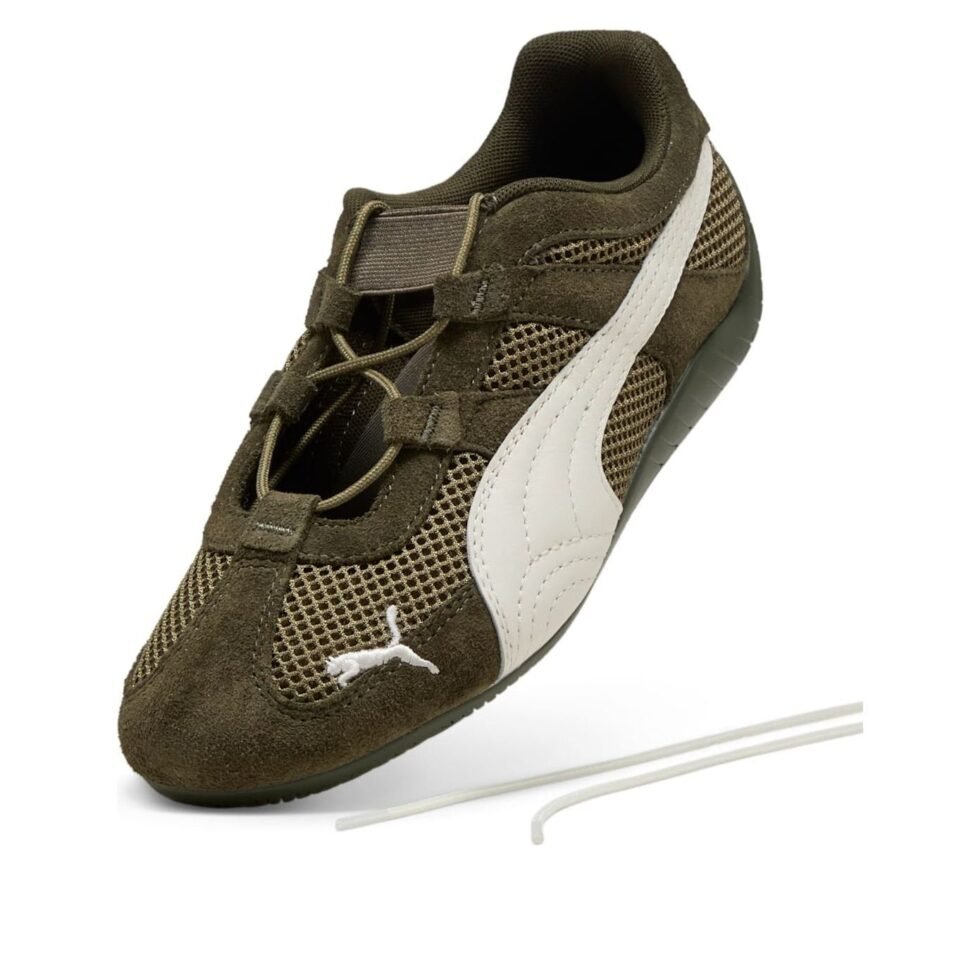 (WMNS) PUMA Speedcat Go 'Dark Olive Warm White' 403589-07 - Image 3