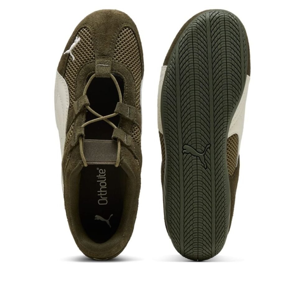(WMNS) PUMA Speedcat Go 'Dark Olive Warm White' 403589-07 - Image 5
