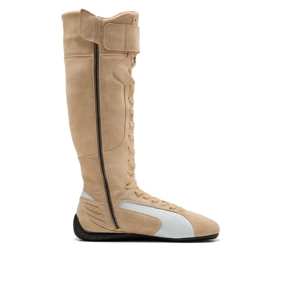 (WMNS) PUMA Speedcat Boots 'Light Sand Ivory' 403770-03 - Image 2
