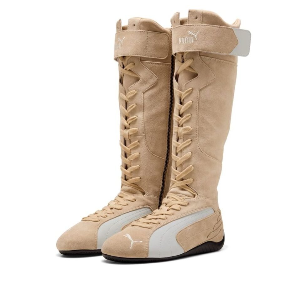 (WMNS) PUMA Speedcat Boots 'Light Sand Ivory' 403770-03 - Image 6