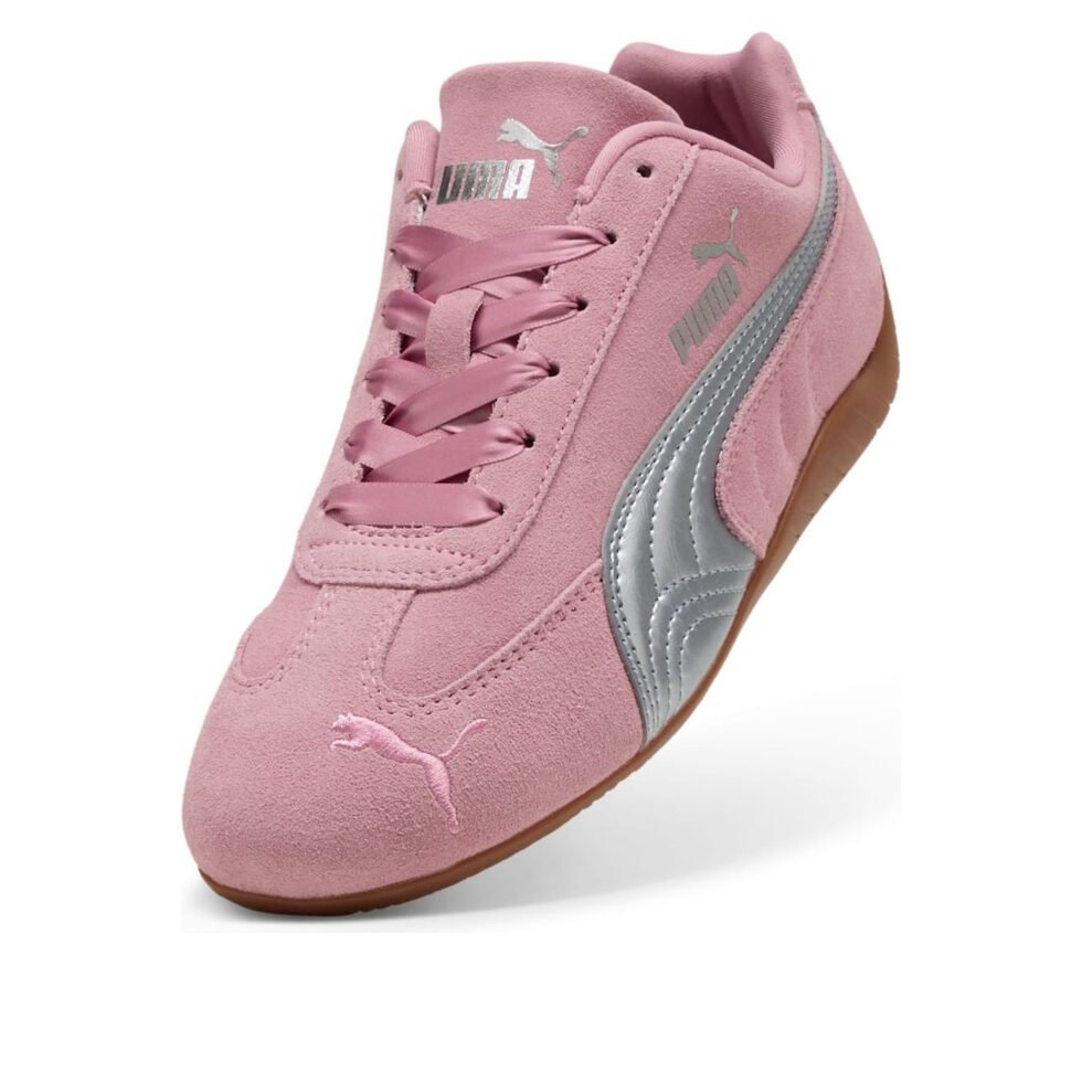 (GS) PUMA Speedcat 'Metallic Pack - Poised Pink Silver' 404113-03 - Image 3