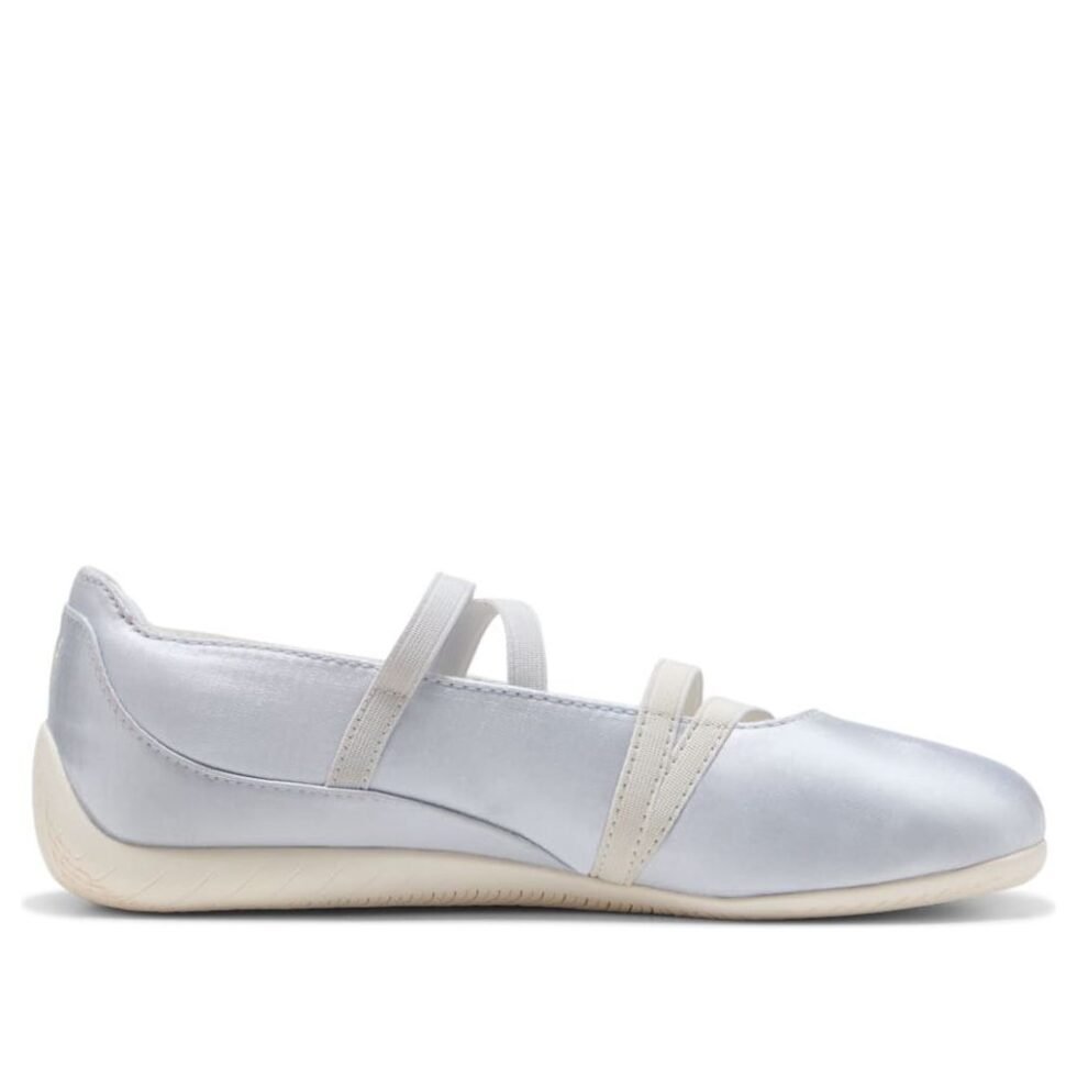 (WMNS) PUMA Speedcat Ballet 'Silver Mist Warm White Satin' 404383-03 - Image 2