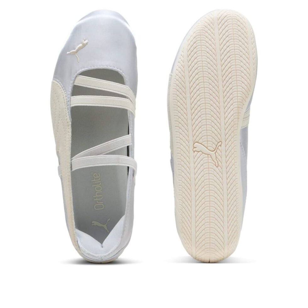 (WMNS) PUMA Speedcat Ballet 'Silver Mist Warm White Satin' 404383-03 - Image 4
