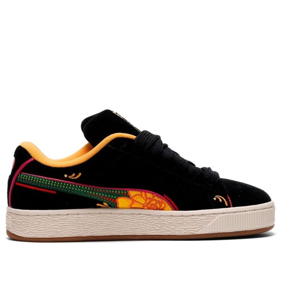PUMA Suede XL La Catrina 'Black Yellow Sizzle Pinktastic' 404606-01 - Image 2