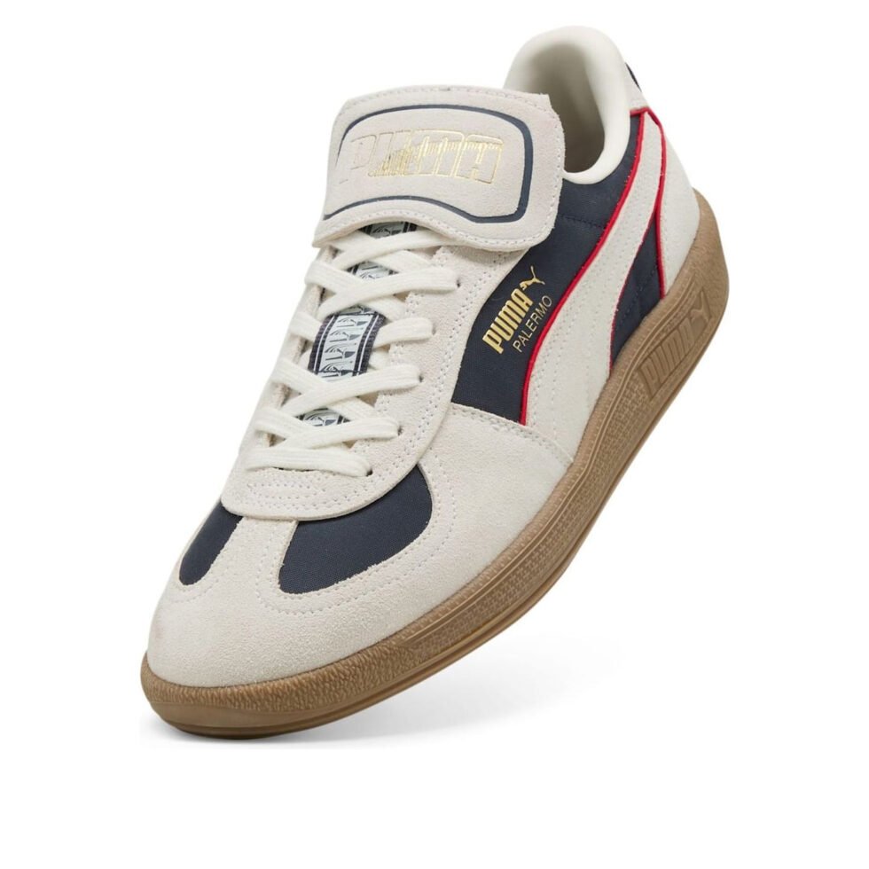 PUMA Palermo Premium NL 'White Navy Blue' 404836-03 - Image 3