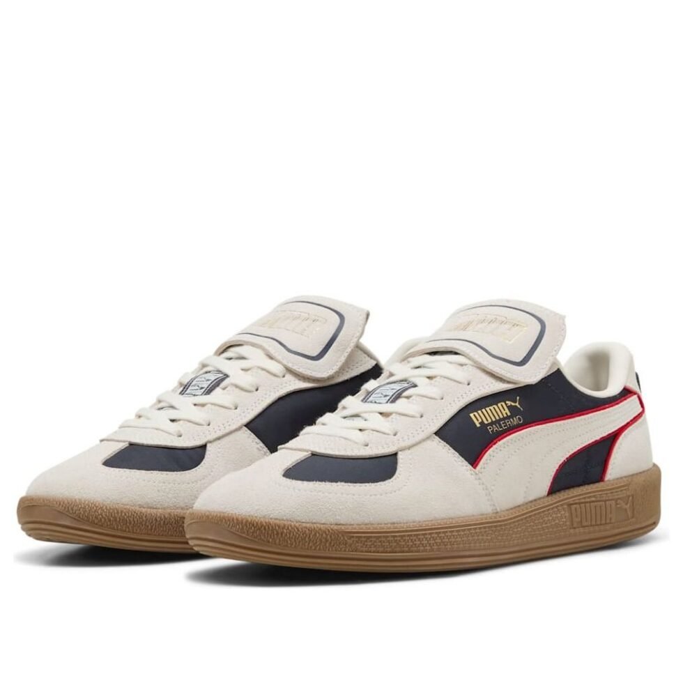 PUMA Palermo Premium NL 'White Navy Blue' 404836-03 - Image 6