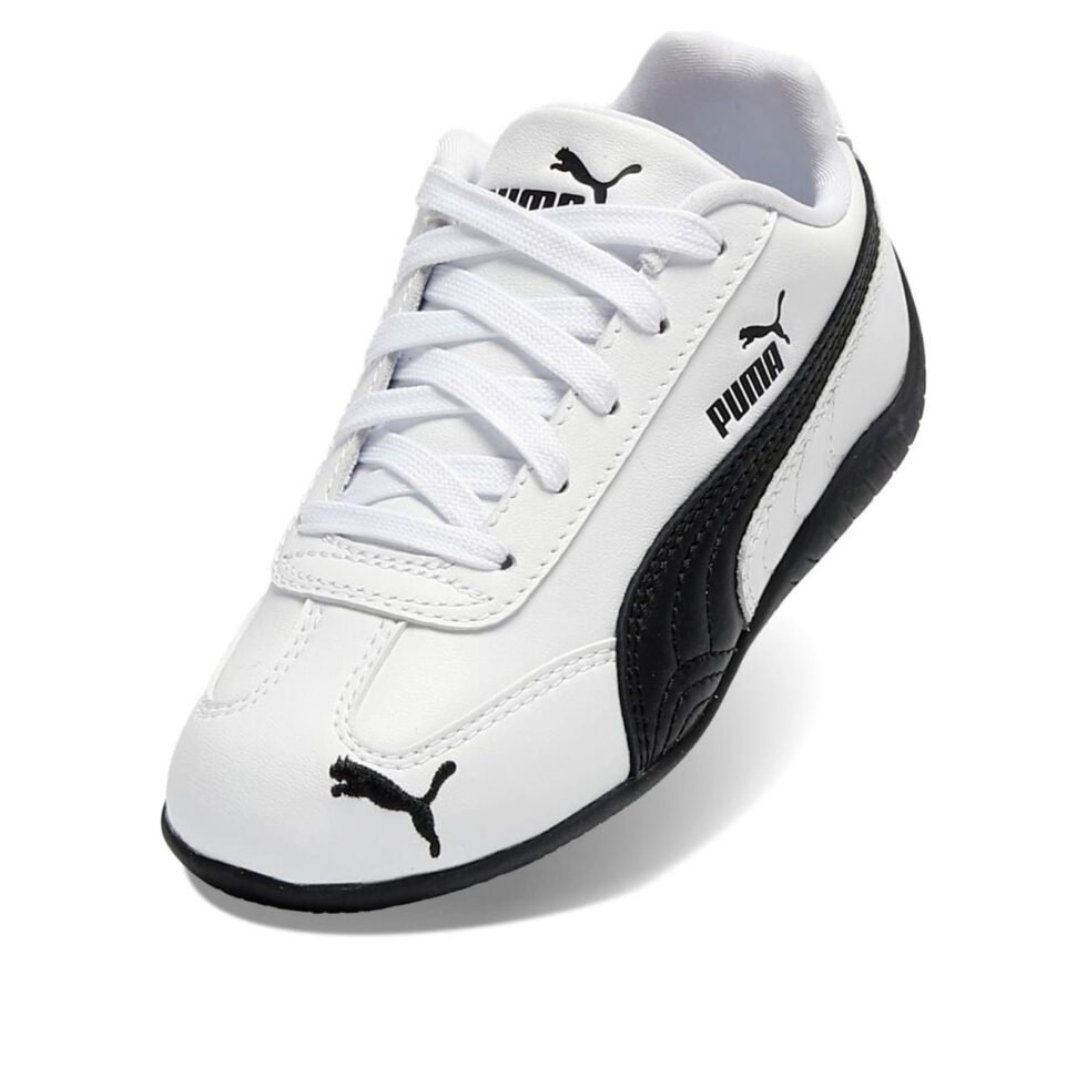 (PS) PUMA Speedcat Leather 'White Black' 404877-01 - Image 3