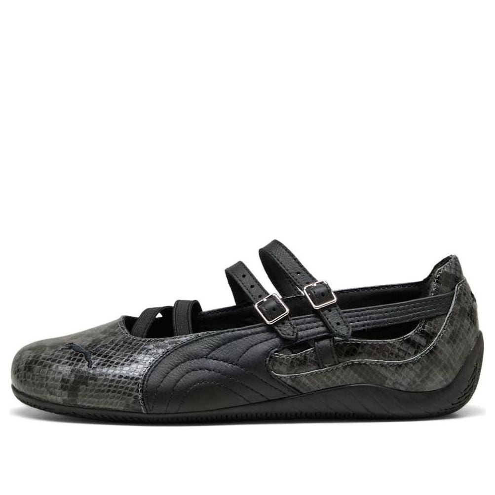 (WMNS) PUMA Speedcat Ballet Snake 'Cool Dark Gray Black' 405326-02
