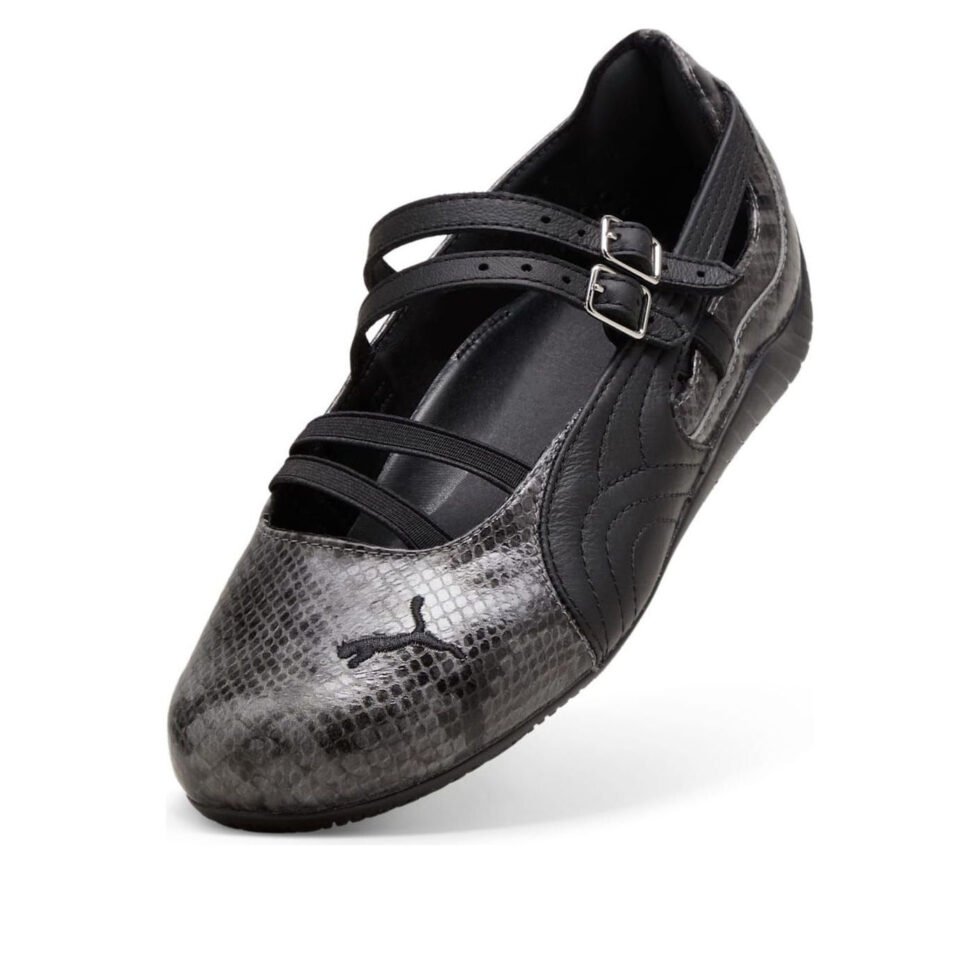 (WMNS) PUMA Speedcat Ballet Snake 'Cool Dark Gray Black' 405326-02 - Image 3
