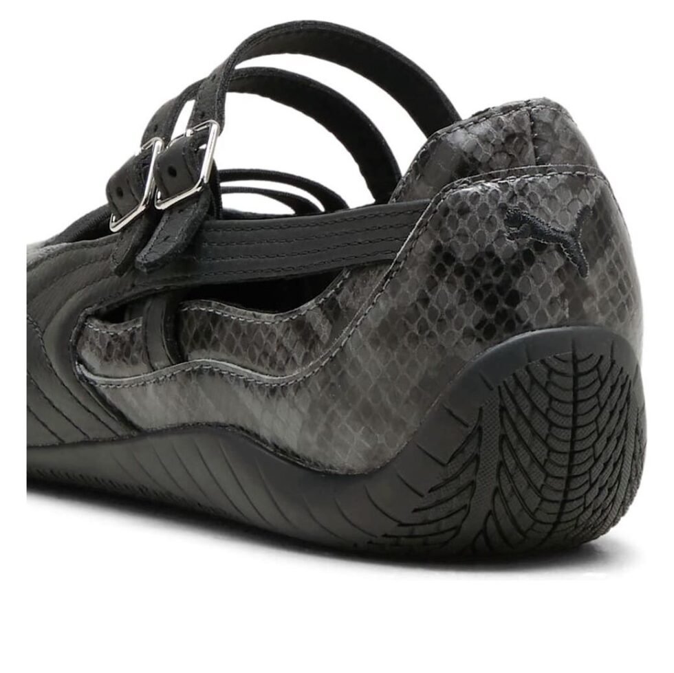 (WMNS) PUMA Speedcat Ballet Snake 'Cool Dark Gray Black' 405326-02 - Image 4
