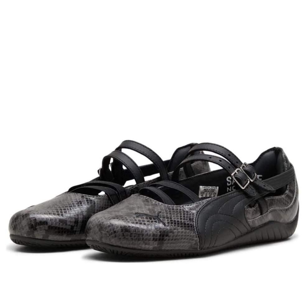 (WMNS) PUMA Speedcat Ballet Snake 'Cool Dark Gray Black' 405326-02 - Image 6