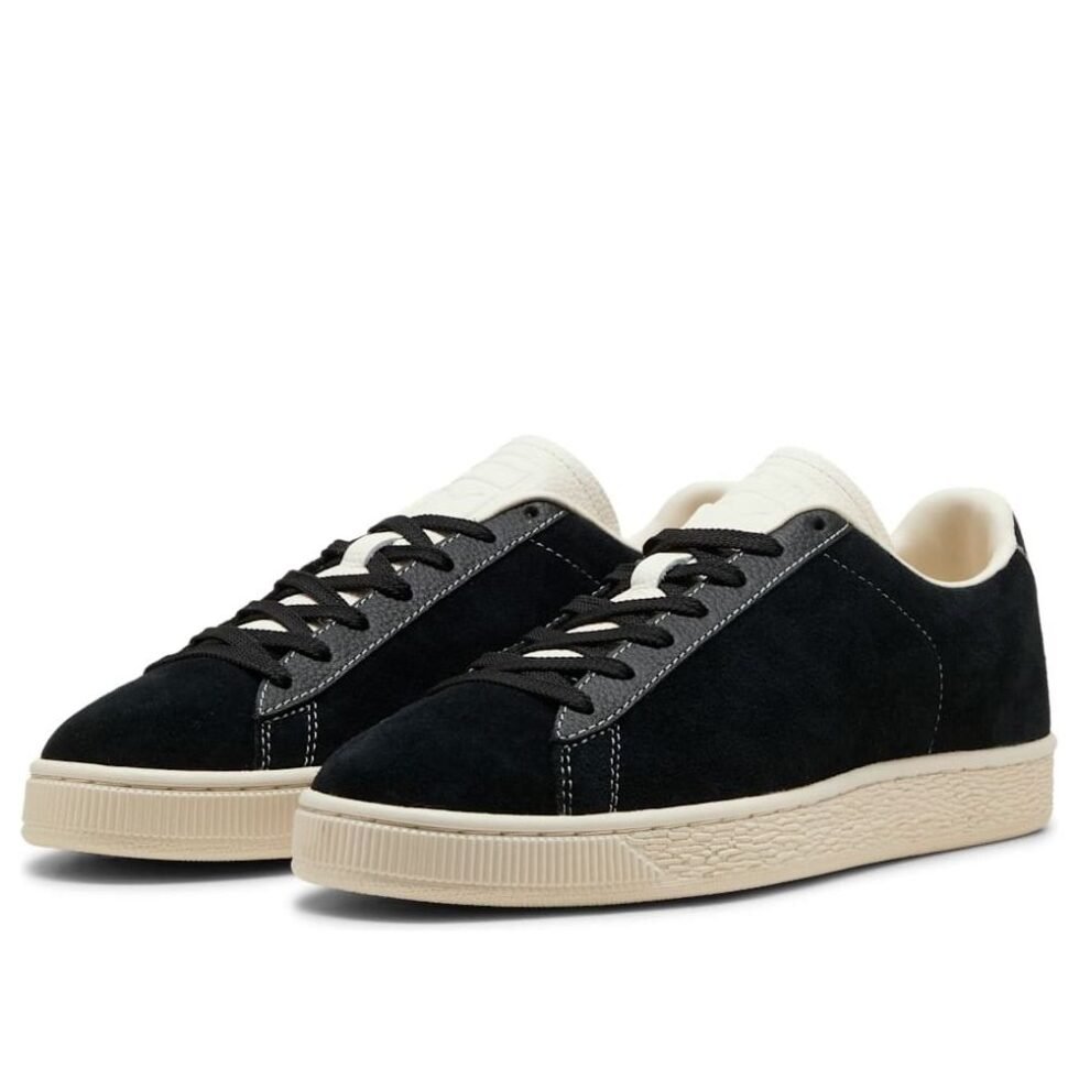 PUMA Suede 'Icons Black Frosted Ivory' 405345-01 - Image 6