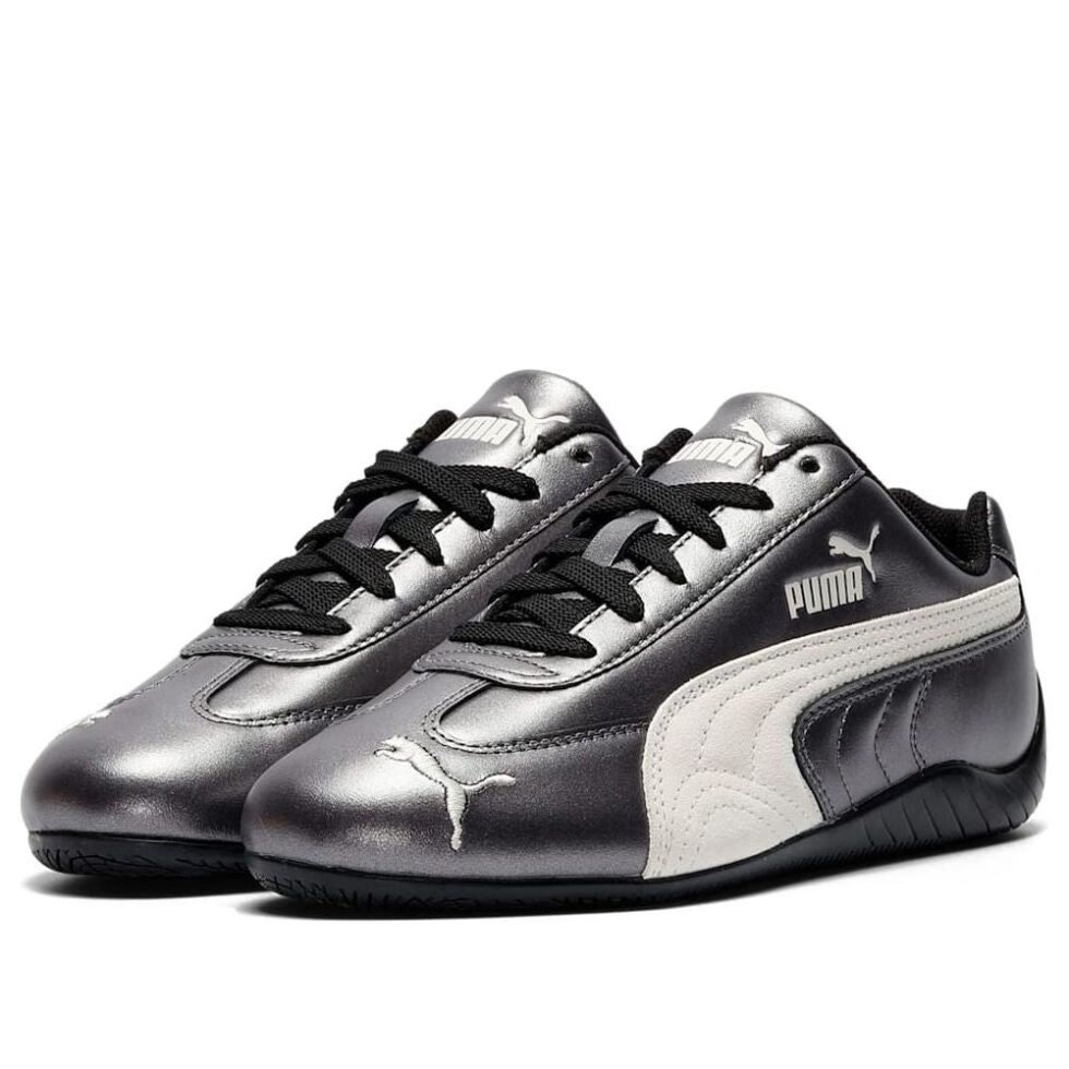 (WMNS) PUMA Speedcat 'Metallic Pack - Black White' 405357-02 - Image 6