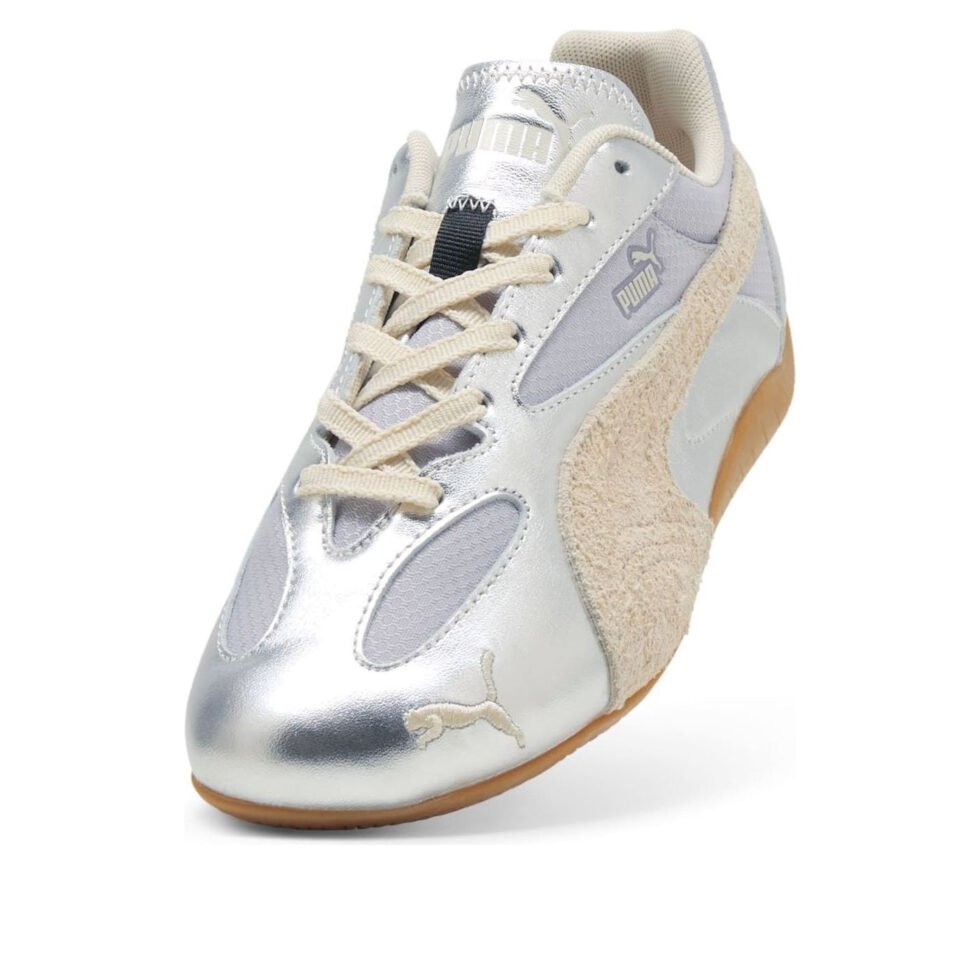 (WMNS) PUMA Speedcat Lou Metallic 'Vibrant Silver Gum' 405501-01 - Image 3