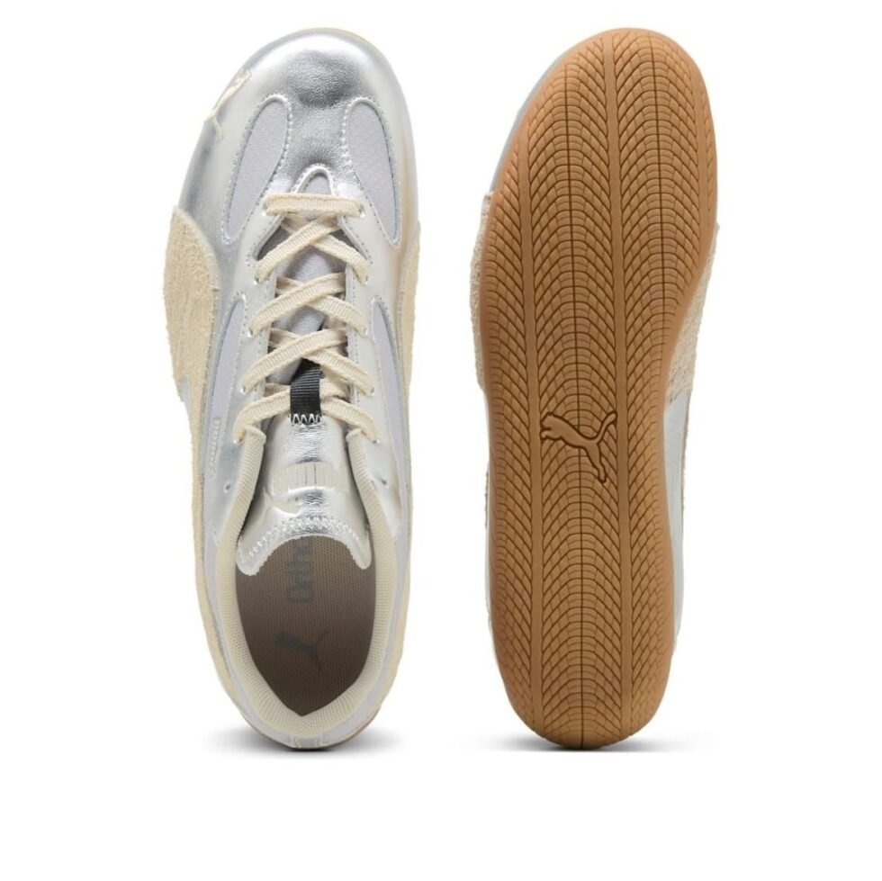 (WMNS) PUMA Speedcat Lou Metallic 'Vibrant Silver Gum' 405501-01 - Image 5