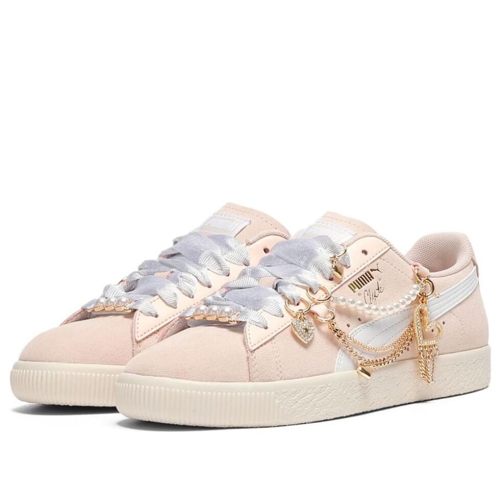(WMNS) PUMA Clyde Charm 'Rosebay' 405912-01 - Image 2