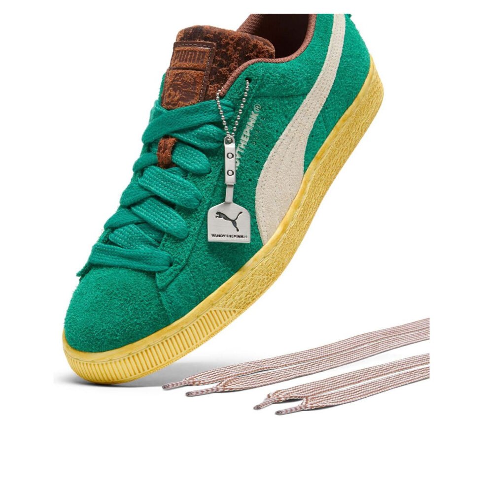 PUMA x VANDYTHEPINK Suede 'Grassy Green' 406179-01 - Image 3