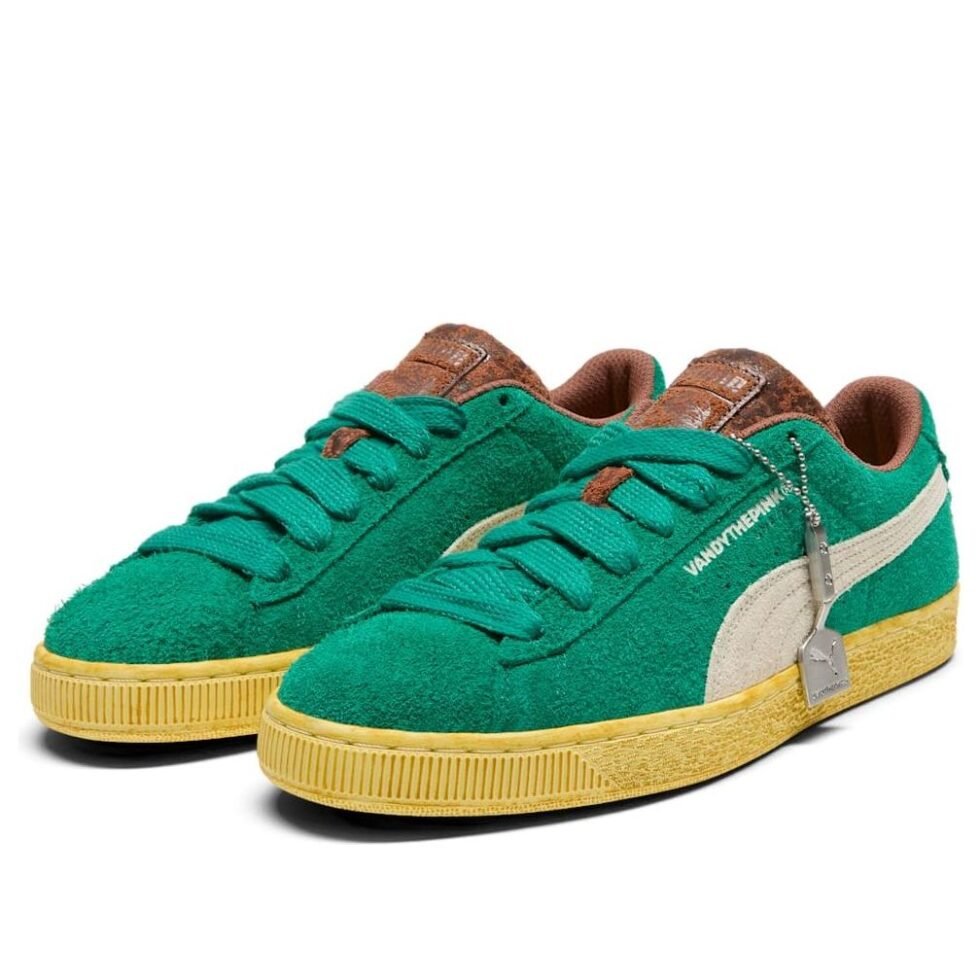 PUMA x VANDYTHEPINK Suede 'Grassy Green' 406179-01 - Image 6