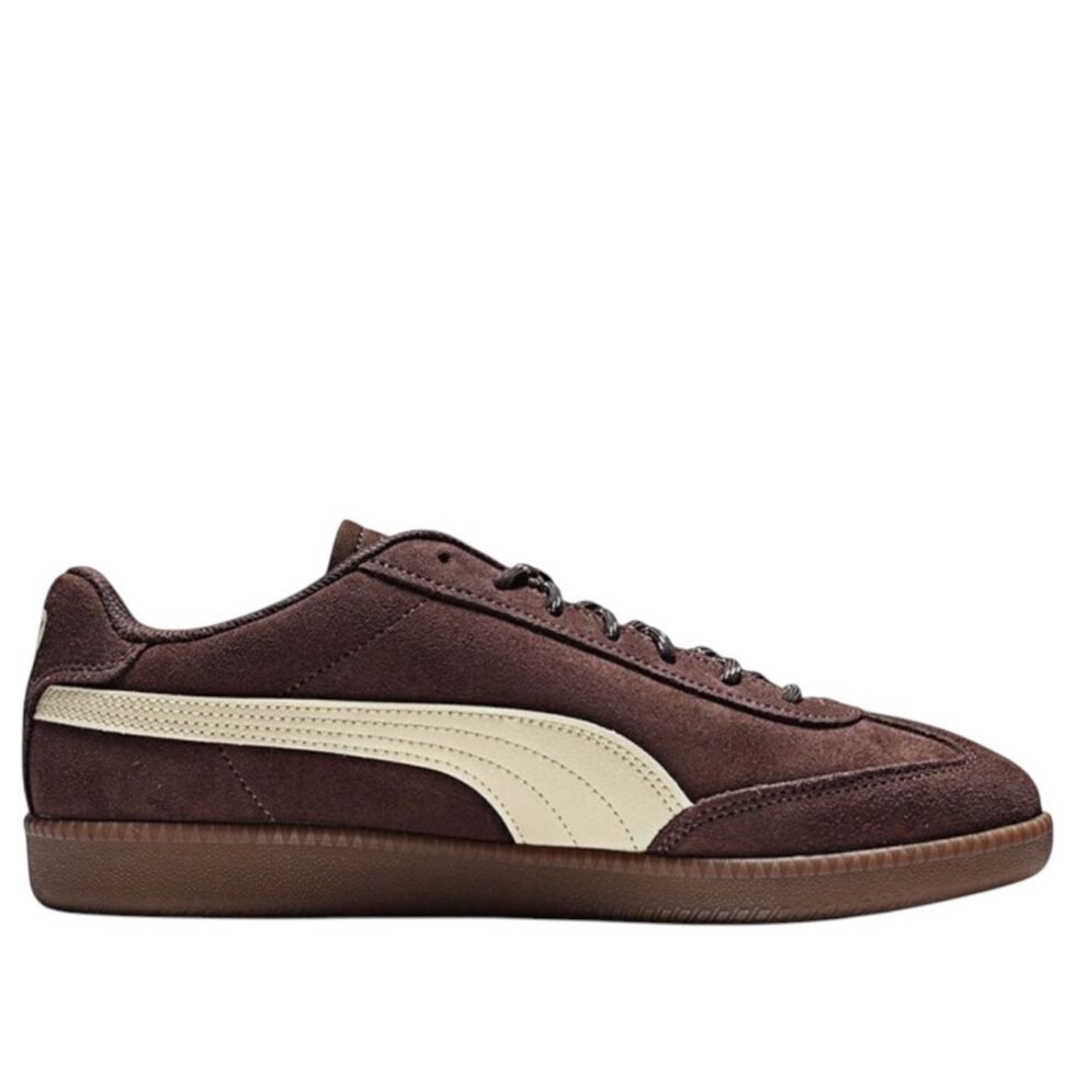 PUMA 9-T Suede 'Coffee Brown Cream Vanilla Gold' 406756-01 - Image 2