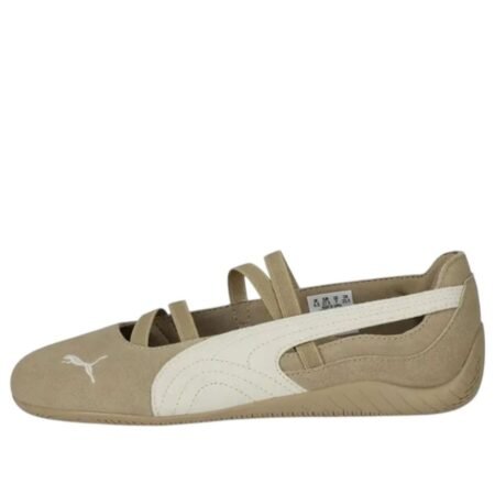 (WMNS) PUMA Speedcat Ballet 'Suede Tan Warm White' 406758-01