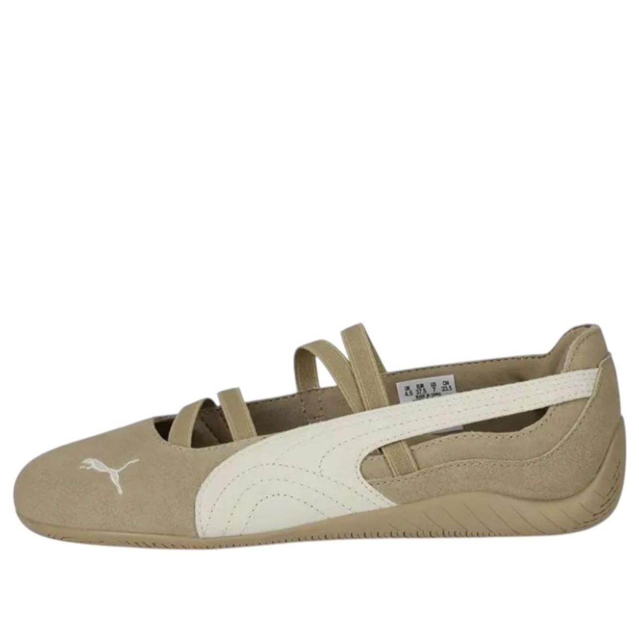 (WMNS) PUMA Speedcat Ballet 'Suede Tan Warm White' 406758-01