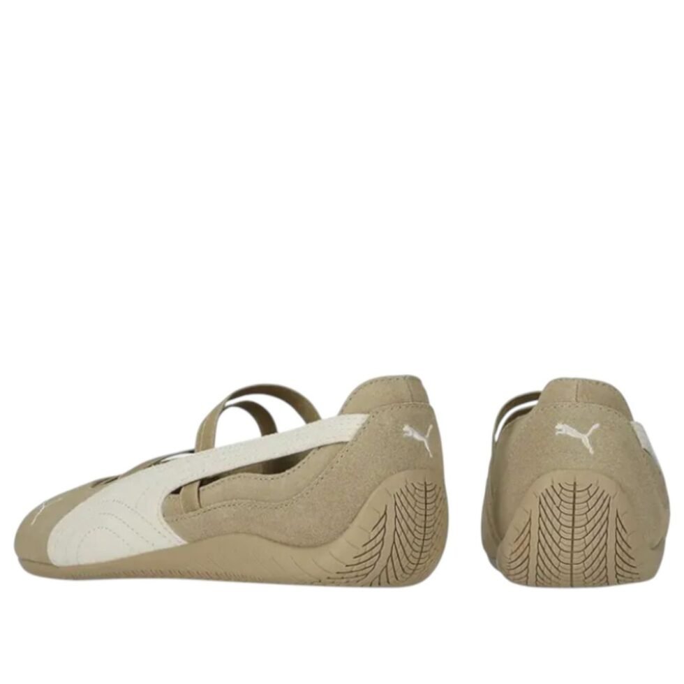 (WMNS) PUMA Speedcat Ballet 'Suede Tan Warm White' 406758-01 - Image 3