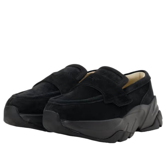 (WMNS) PUMA Suede Loafers 'Black' 406969-01 - Image 3