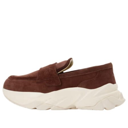 (WMNS) PUMA Suede Loafers 'Chestnut Brown Warm White' 406969-02