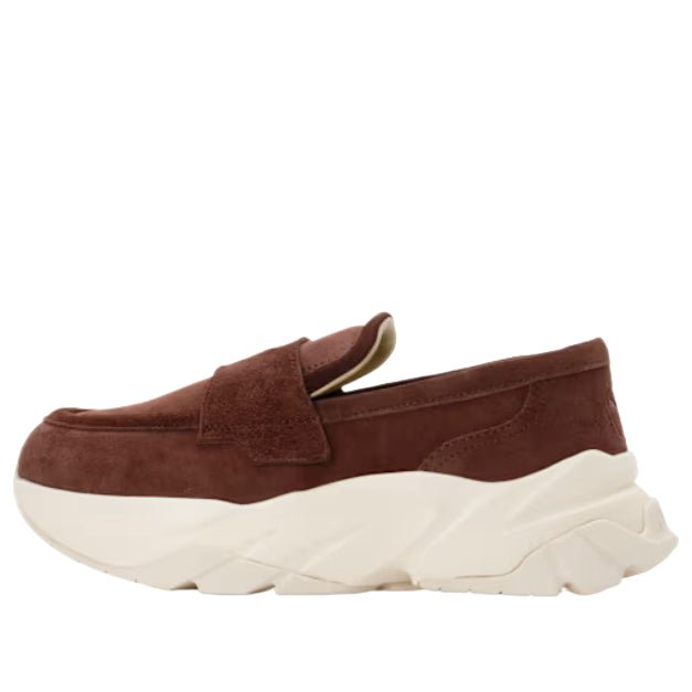 (WMNS) PUMA Suede Loafers 'Chestnut Brown Warm White' 406969-02