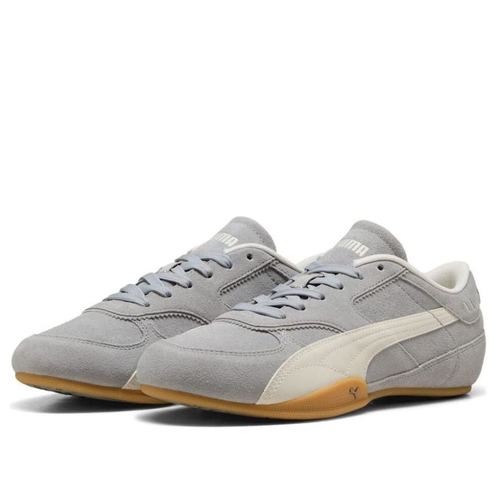 (WMNS) PUMA Bella Mina Suede 'Gray Echo Gum' 407671-02 - Image 6