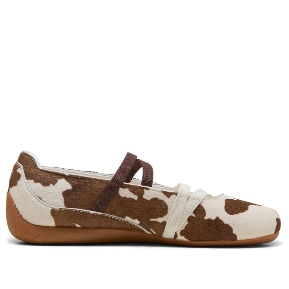 (WMNS) PUMA Speedcat Ballet 'Cow Print' 407787-01 - Image 2