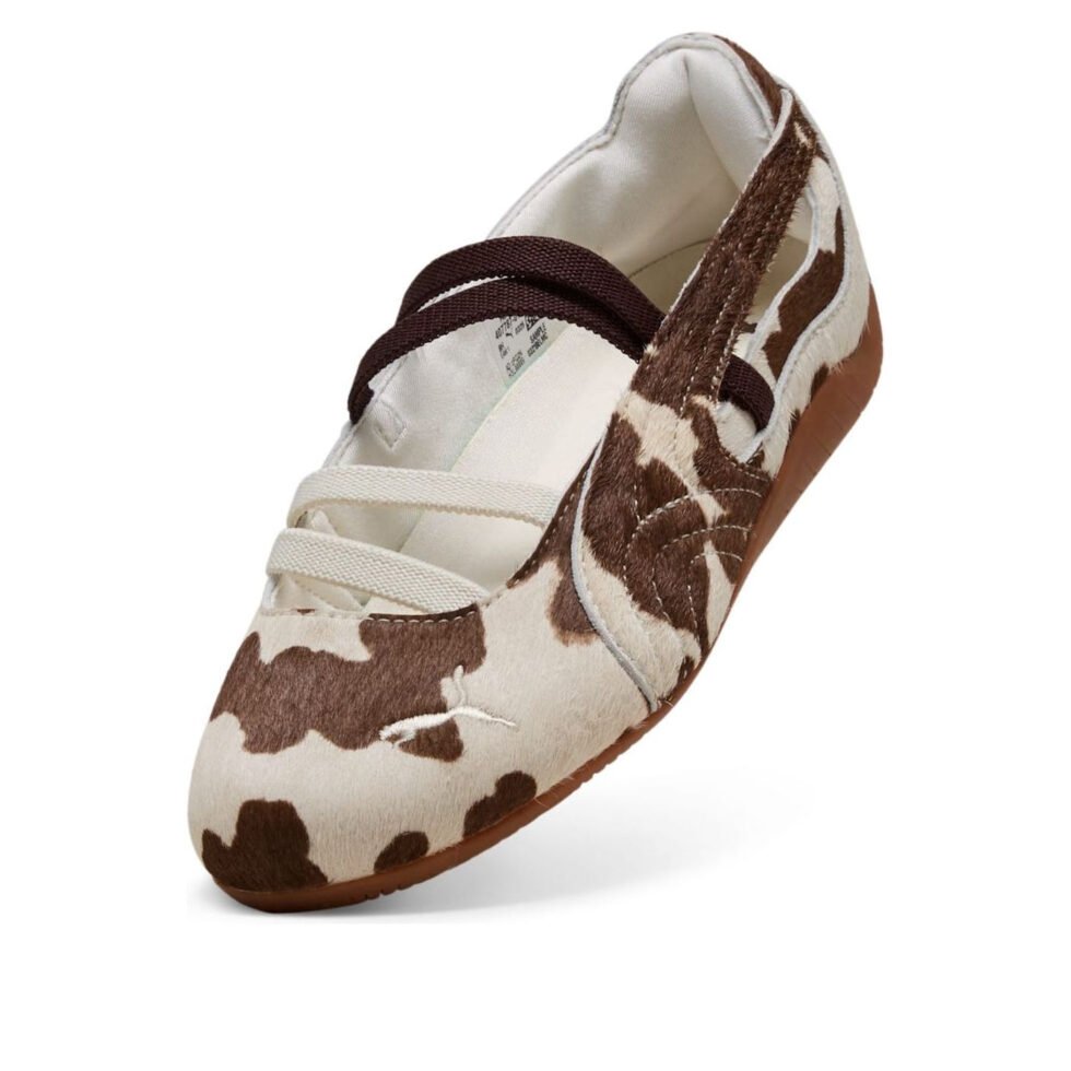 (WMNS) PUMA Speedcat Ballet 'Cow Print' 407787-01 - Image 3