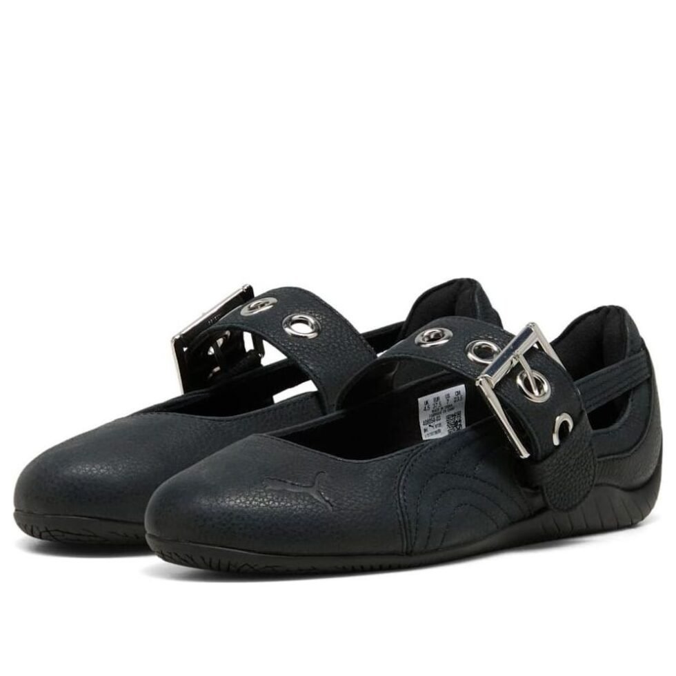 (WMNS) PUMA Speedcat Ballet Dress-Up 'Black' 408054-03 - Image 2