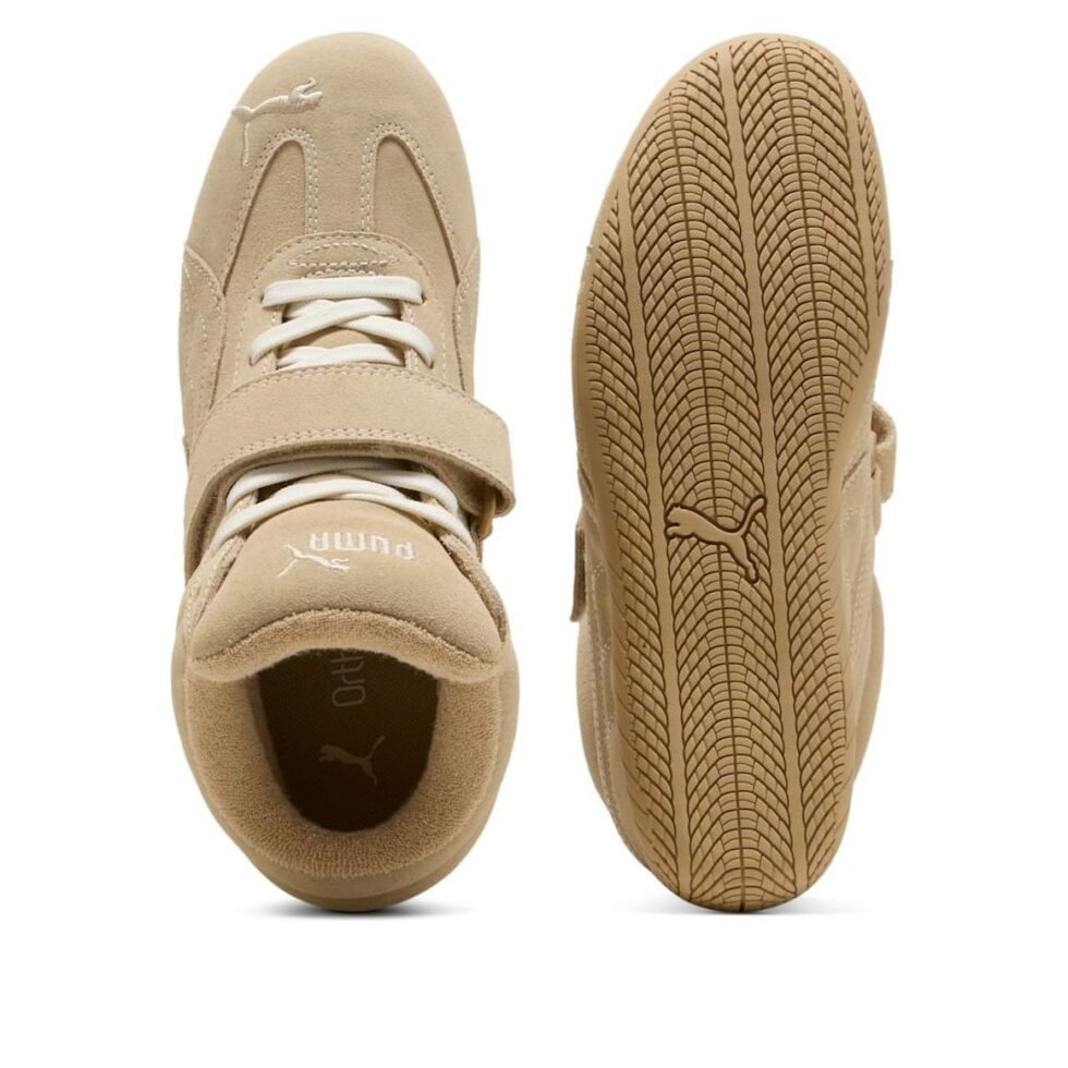 (WMNS) PUMA x Alexander McQueen Speedcat Mid Wedge 'Beige' 408118-01 - Image 3