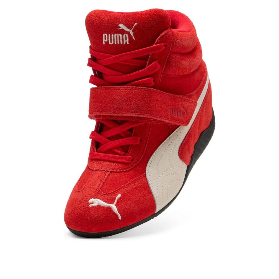 (WMNS) PUMA Speedcat Wedge 'Red White' 408119-02 - Image 3