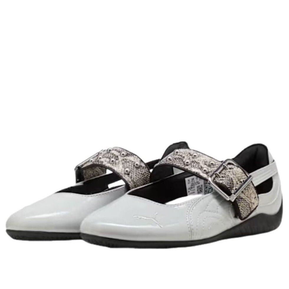 (WMNS) PUMA Speedcat Ballet Dress Up II 'Glacier Gray Black' 408266-02 - Image 2