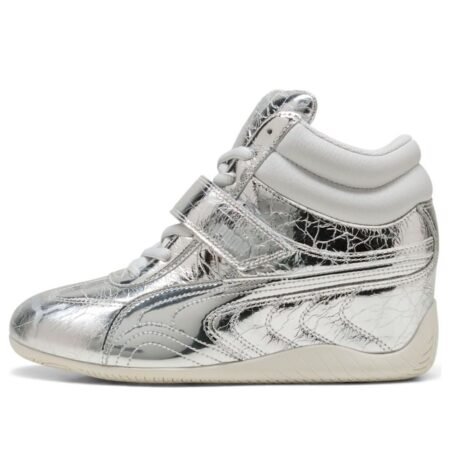 (WMNS) PUMA Speedcat Wedge Luster 'Silver Vapor Gray' 408366-01