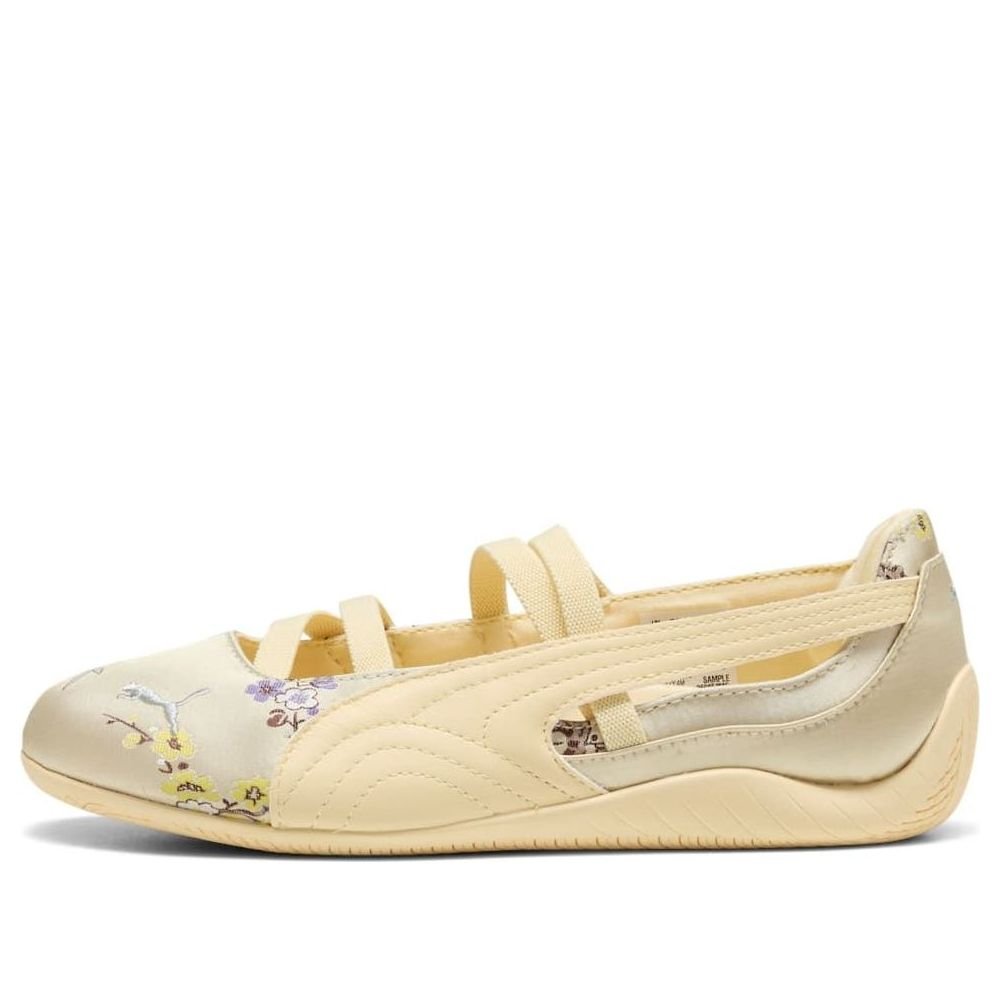 (WMNS) PUMA Speedcat Ballet Silky 'Vapor Gray Buttercream Silver' 408425-01