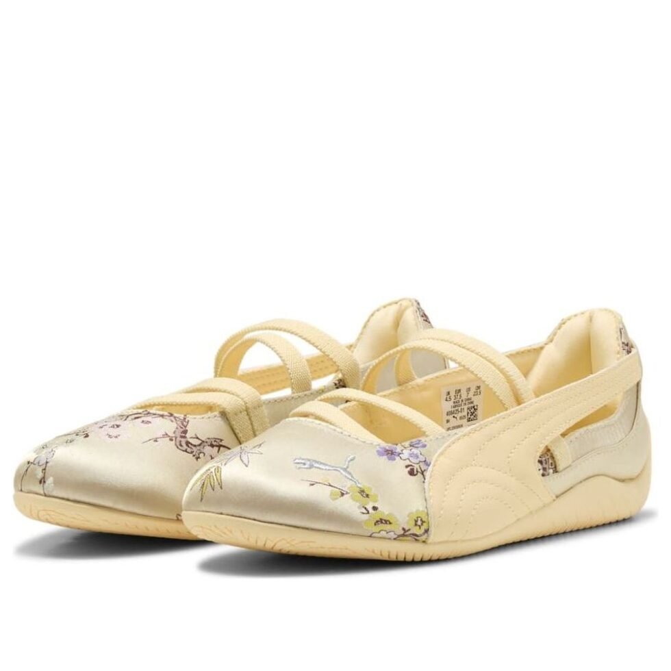 (WMNS) PUMA Speedcat Ballet Silky 'Vapor Gray Buttercream Silver' 408425-01 - Image 6