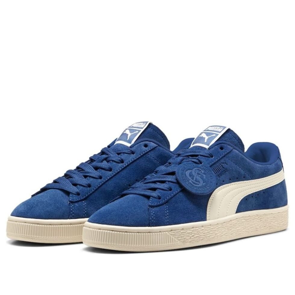 PUMA x Charles F. Stead Suede 'Royal Sapphire Alpine Snow' 408464-02 - Image 6