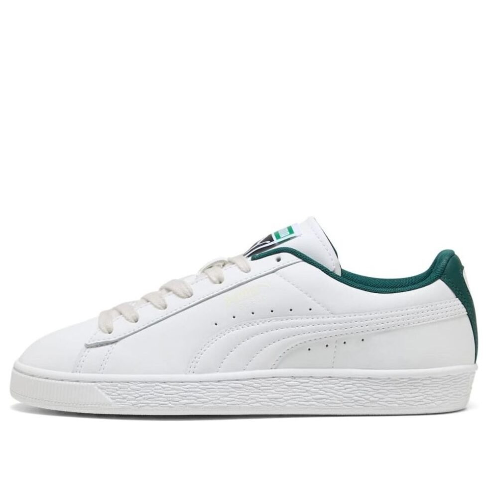 PUMA Suede 'White Dark Green' 408467-08