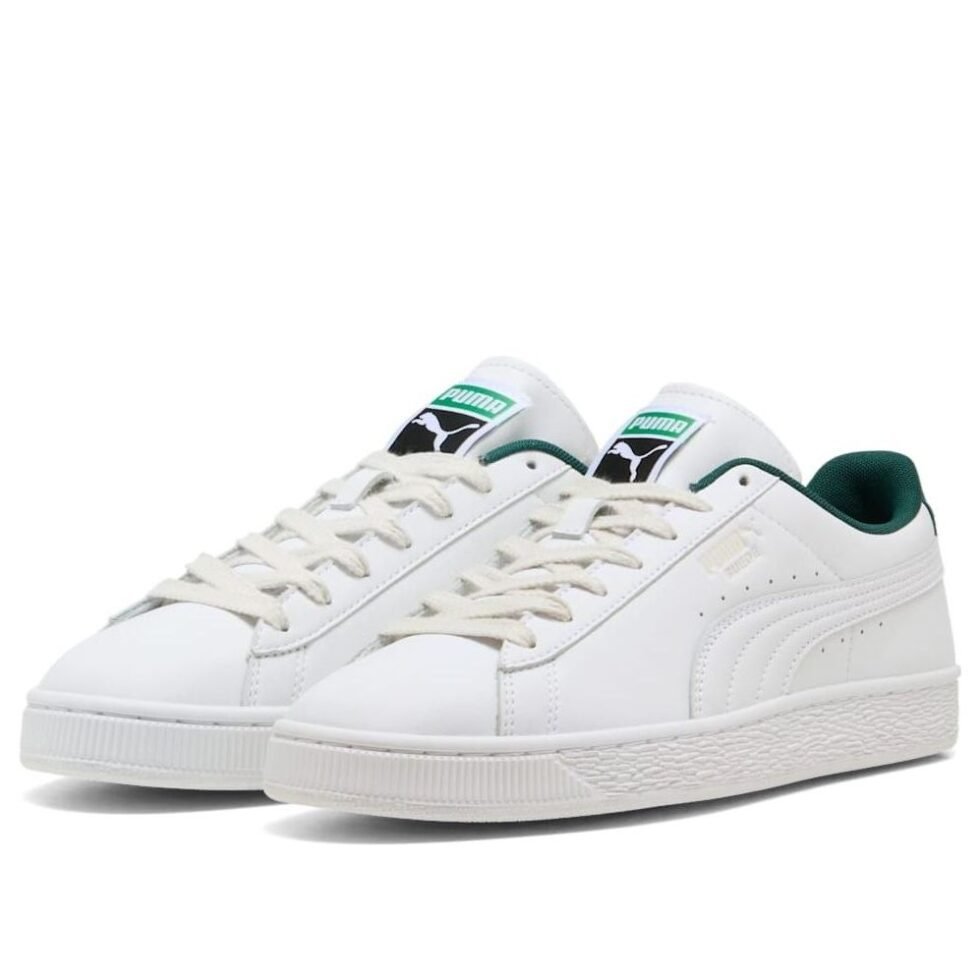 PUMA Suede 'White Dark Green' 408467-08 - Image 6
