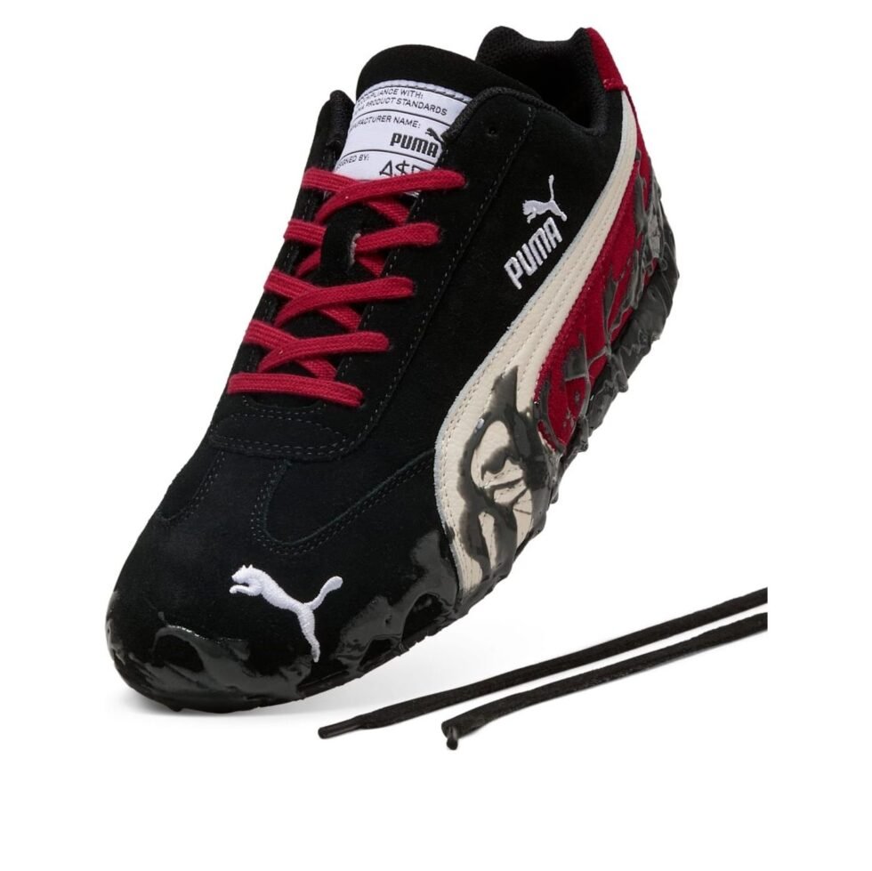 PUMA x A$AP Rocky Speedcat 'Black Red Rhythm' 408519-01 - Image 3