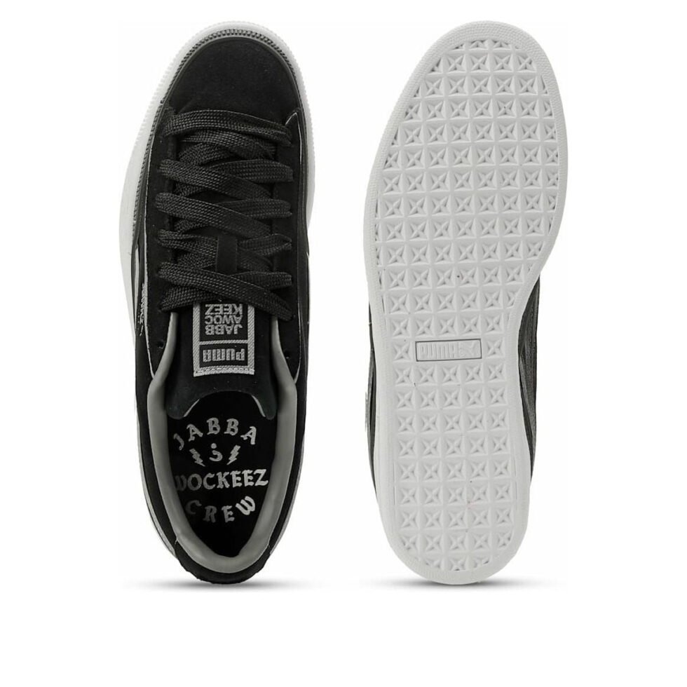 PUMA x Jabbawockeez Suede 'PUMA Black Flat Medium Gray PUMA Silver' 408747-01 - Image 3