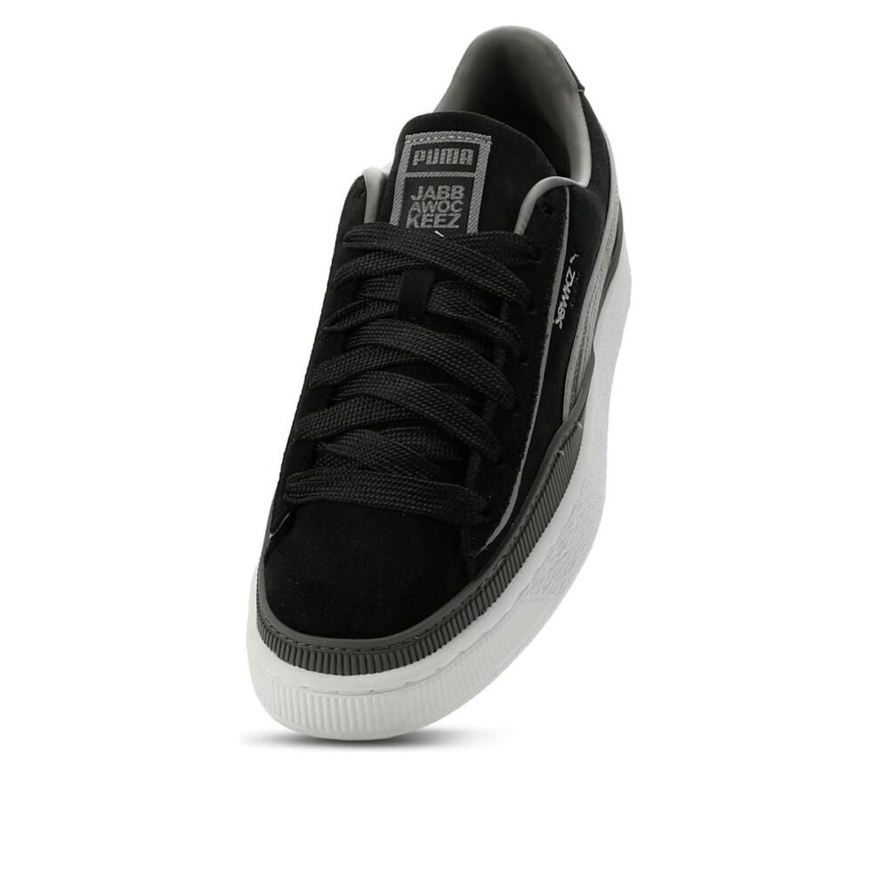 PUMA x Jabbawockeez Suede 'PUMA Black Flat Medium Gray PUMA Silver' 408747-01 - Image 5