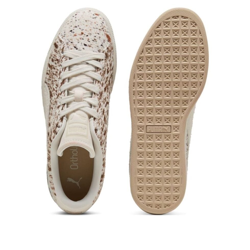 (WMNS) PUMA Suede Appaloosa 'Vapor Gray Toasted Almond' 409003-01 - Image 5