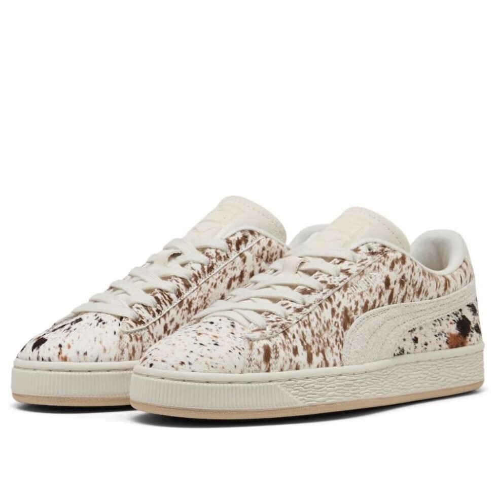 (WMNS) PUMA Suede Appaloosa 'Vapor Gray Toasted Almond' 409003-01 - Image 6
