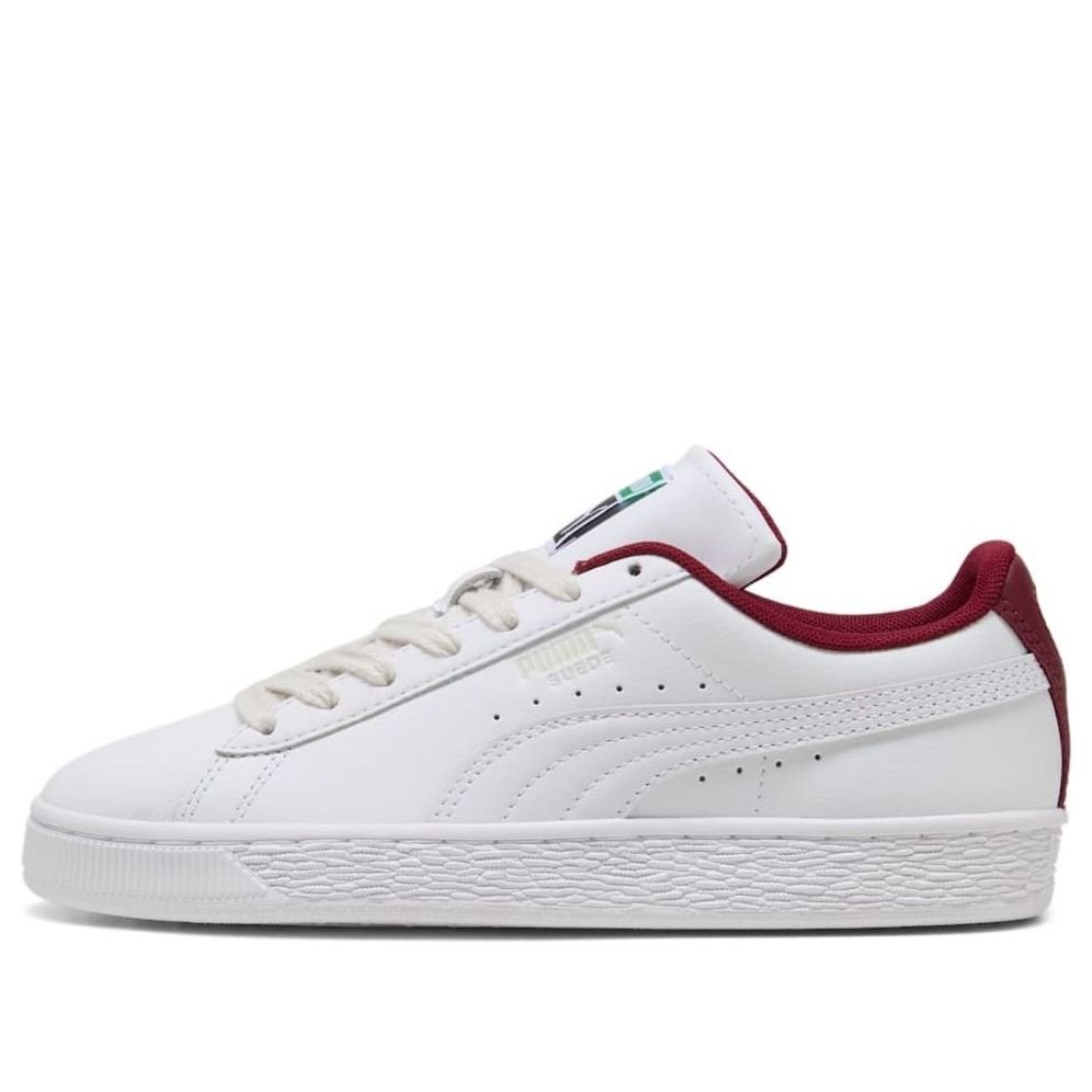 (GS) PUMA Suede 'White Team Regal Red' 409030-07