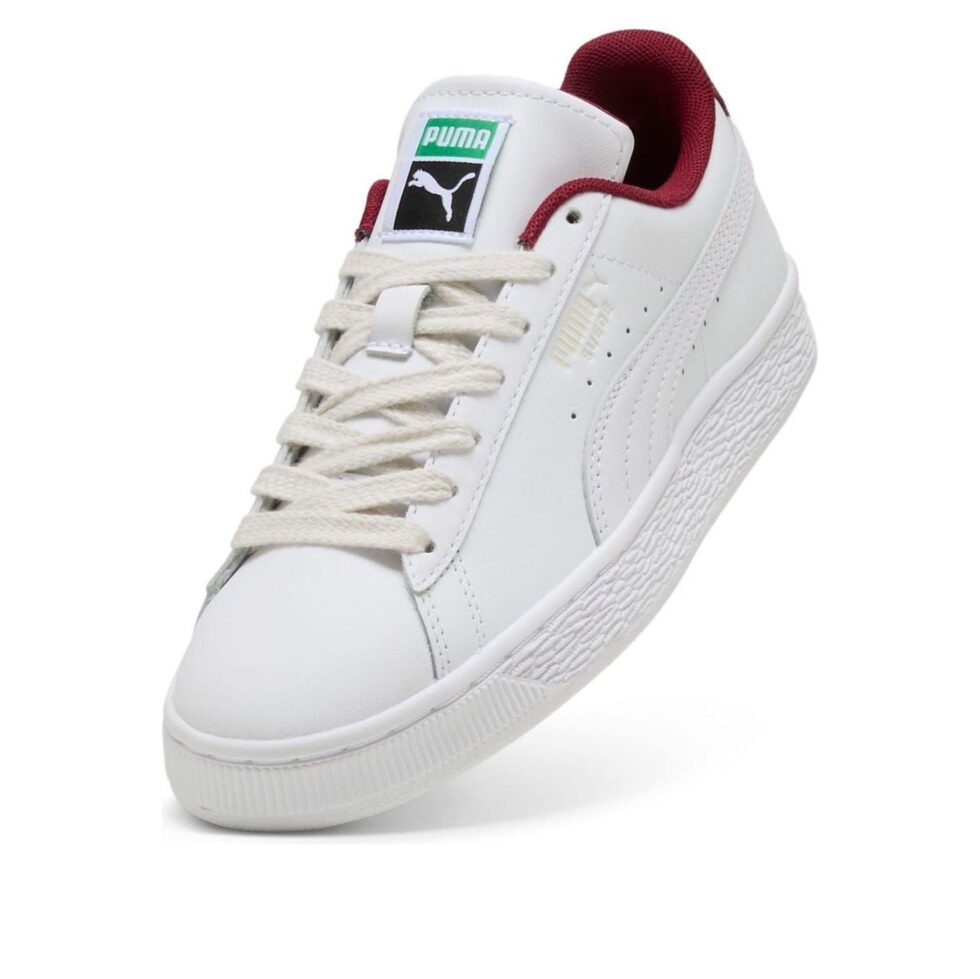 (GS) PUMA Suede 'White Team Regal Red' 409030-07 - Image 3